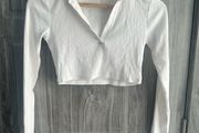 White Crop Top Zara