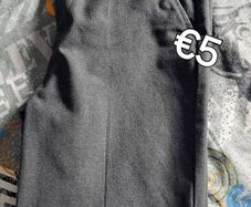 Grey School Uniform Pants