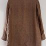 Zara double breasted long linen blazer Image 4