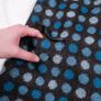 Boden Blue Black Retro Polka Dot 100% Wool Sleeveless Shift Mini Dress 10UK/38EU Image 5