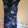 TED BAKER MARCELA black oriental floral dress midi Size 2 UK 10 Image 8