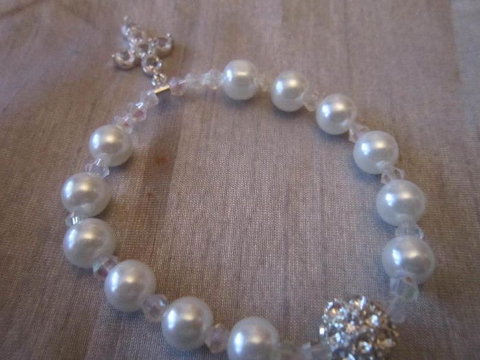 Christening And Flower Girl Bracelets.