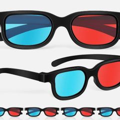 7 Pcs Red/cyan 3d Glasses in New condition