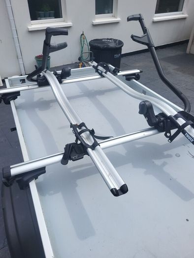 Anssems GT750 Trailer with Lockable Hard Lid & Thule Bike Rack System
