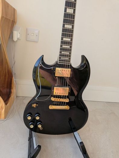 Lefthanded electric guitar