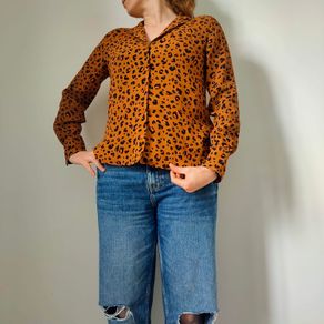 Leopard print &Other Stories Blouse