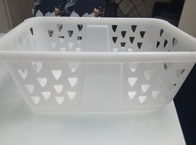 white laundry basket
