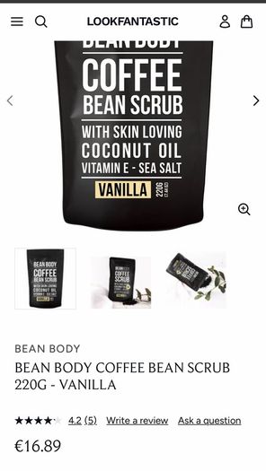 Beanbody Coffee Scrub