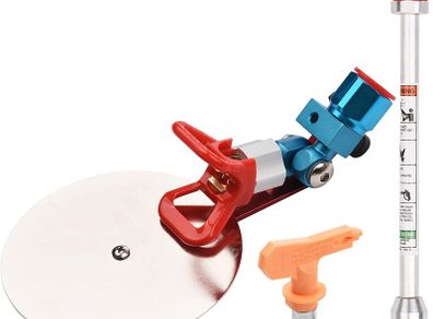 7/8-Inch Universal Spray Guide Accessory Tool for Wagner for Wagner Airless Paint Sprayer with Anti-Splash Baffle