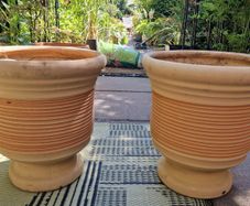 Terracotta urns