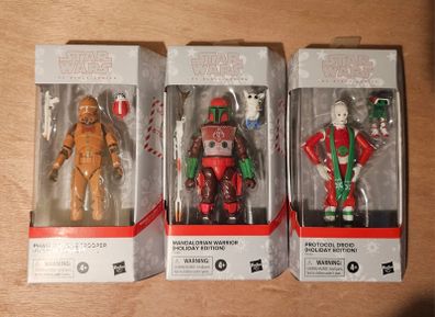 Star Wars Lot Of 3 Figures 6" Scale Black Series New & Unopened