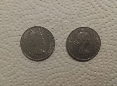 2.UK Half Crowns