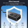 Car Plug 200V Incependent Switch Multiple Protections USB QC3.0+TC PD Fast Charging Car Inverter Image 5
