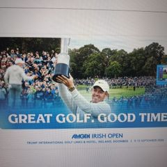 2 x Saturday General Admission Tickets for The Amgen Irish Open 2026.