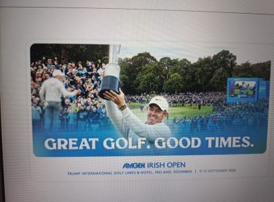2 x Saturday General Admission Tickets for The Amgen Irish Open 2026.