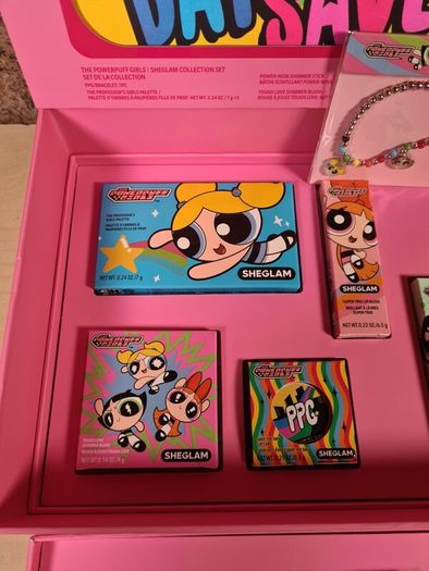 Sheglam X Powerpuff Girls Collection Make Up Box Set Brand New