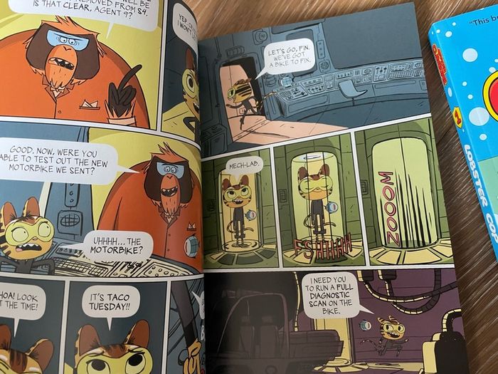 Comics Agent 9 and Officer Clawsome kids books Action brand new
