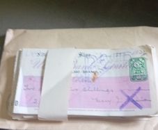 Ulster Bank Cheques  1931