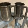 Pair of vintage Pewter Tankards Image 4