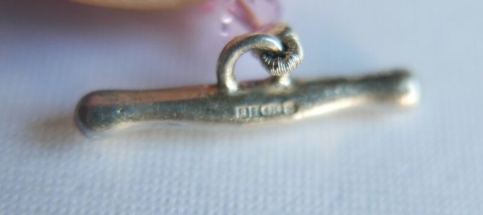 TATEOSSIAN Sterling Silver 925 Beaded Bracelet L8"