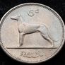 [#672] - Ireland 1960 | Irish 6p | Six Pence | Wolfhound | KM.13a Image 2