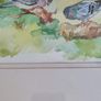 Lovely Framed Watercolor Painting Signed C. Collins . Image 7