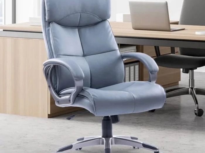 Executive Grey Office Chair, As New, Collection Only (Limerick)