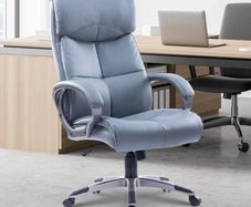 Executive Grey Office Chair, As New, Collection Only (Limerick)