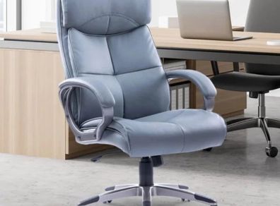Executive Grey Office Chair, As New, Collection Only (Limerick)
