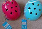 Perfect for twins Two Girls Shred Ready Watersports/Cycling/Roller Skates Etc Helmets Size Small