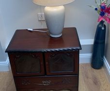 Dark Wood TV or Lamp Table