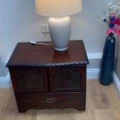 Dark Wood TV or Lamp Table