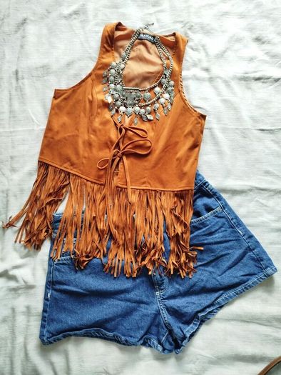 Suede top