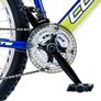 19" Coyote Blue Ridge Gents FS Disc, 21 Speed, Blue/White Image 3