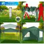 3 x 3 m Waterproof Popup Flat Gazebo with 4 Side Panels Image 6