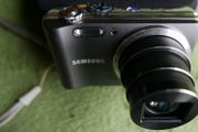 SAMSUNG WB600 Black 14.0MP 24mm Ultra Wide 15x Super Zoom LCD HD Digital Camera ,Charging Cable, Case - Tested