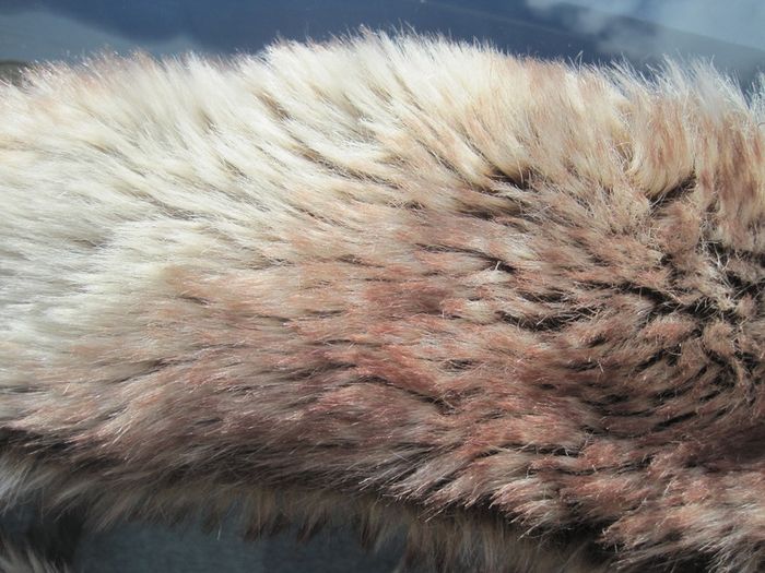 Stunning Long Faux Fur Scarf with Tassels