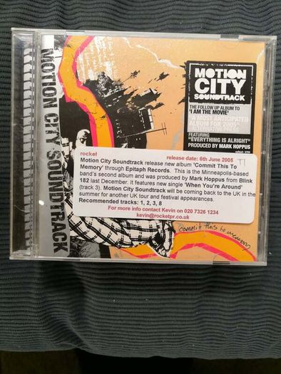 Motion City Soundtrack - Commit This To Memory CD