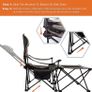 Camping Chairs Folding Reclining Portable Chair with Cup Holder Detachable Side Table and Carry Bag (FREE SHIPPING) Image 4