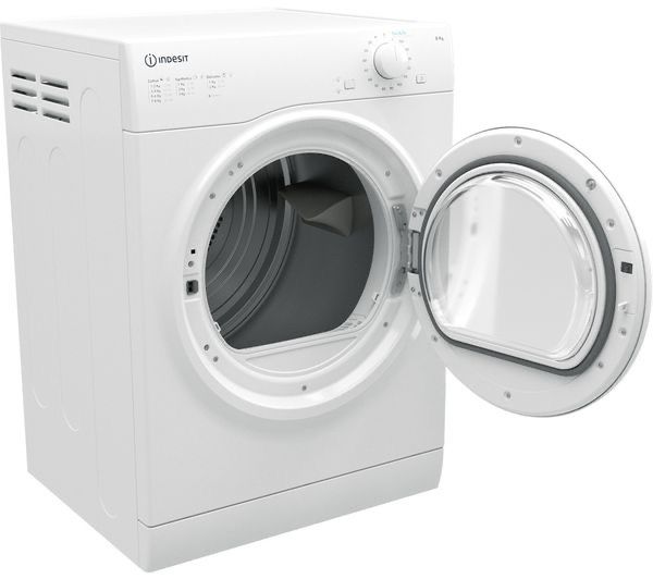 INDESIT I1 D80W UK 8 kg Vented Tumble Dryer - White