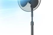 40W Pedestal Fan, 3 Speed Settings, 90 Oscillation, Adjustable Height Stand Fan, Powerful Airflow and Quiet Operation, Ideal For Home &amp; Office, Black