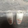 Vintage Japanese Porcelain Vase Pair - Bird & Peony Design Image 2