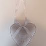 Just Married Fabric Heart Image 2