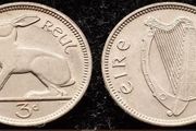 [#149] - Ireland 1964 | 3 Pence | Irish 3d | Hare | KM.12a | MS