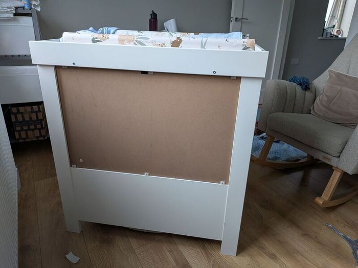 CuddleCo Clara  - 3 Drawer- Changing Unit - White