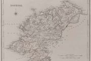 Donegal 1837 Antique Map Including Baronies