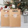 Christmas Stickers Clear, 500 PCS Happy Christmas Round Self Adhesive Stickers Presents Cards Tag Seals Label Scrapbooking Gift Craft Box Sticker Kids Decals 1inch/2.5cm (FREE POSTAGE) Image 5