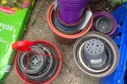 70 assorted pots for garden or allotment
