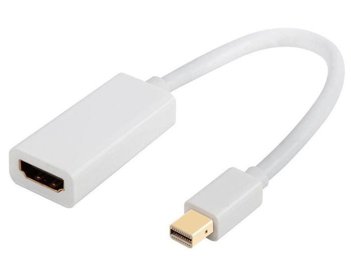 Mini Display Port To HDMI Cable Adapter Thunderbolt Converter Apple Macbook