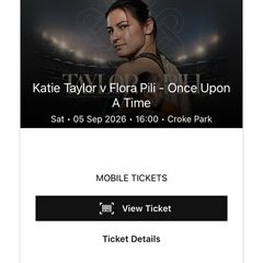Single Katie Taylor Ticket LWR Hogan